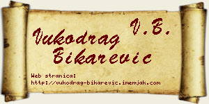 Vukodrag Bikarević vizit kartica